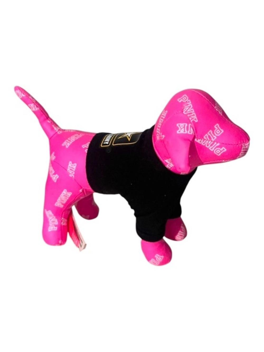 US ARMY Victoria’s Secret PINK Mascot Stuffed Dog US ARMY